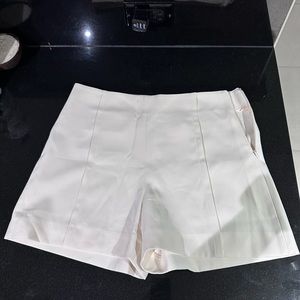 Mango White Shorts